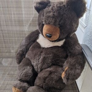 Vintage SUN AND STAR Plush Teddy Bear Fun And Fancy 24" #7004 Japan 1982